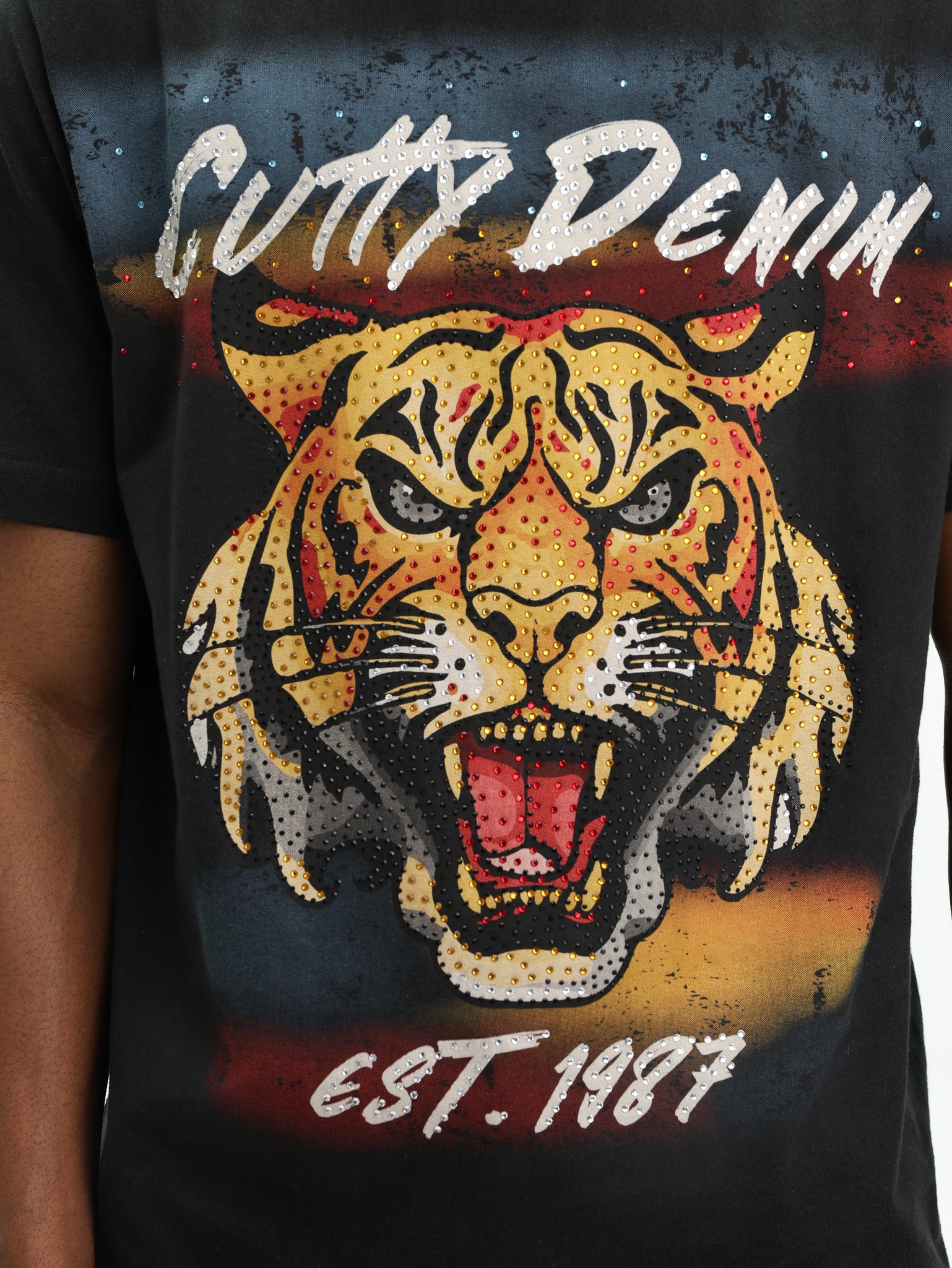 Cutty T-Shirt Graphic Tiger Black